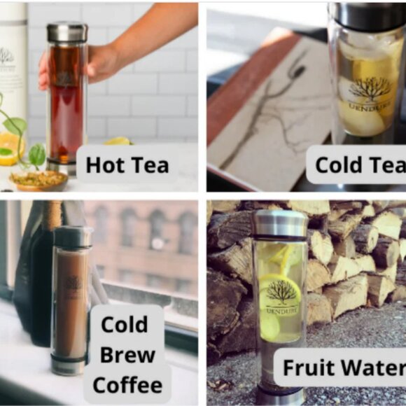 UEndure Tea Tumbler with Infuser - Picture 2 of 3